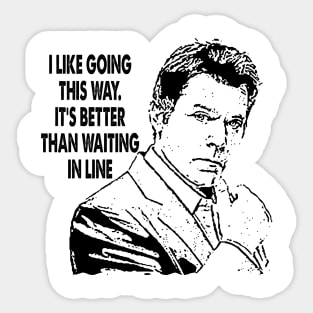 Joe pesci vintage movie i like going this way Sticker